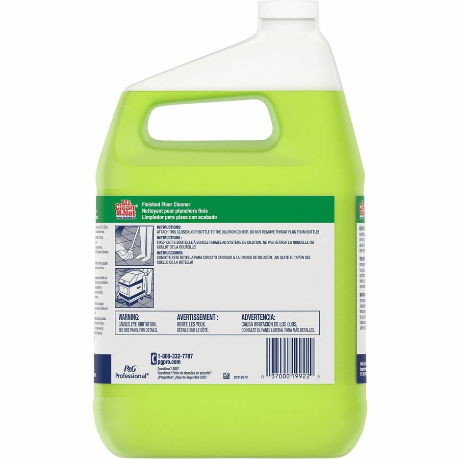 Mr. Clean Pro Finished Floor Cleaner Concentrate Closed Loop, 1 gal, 3/Case