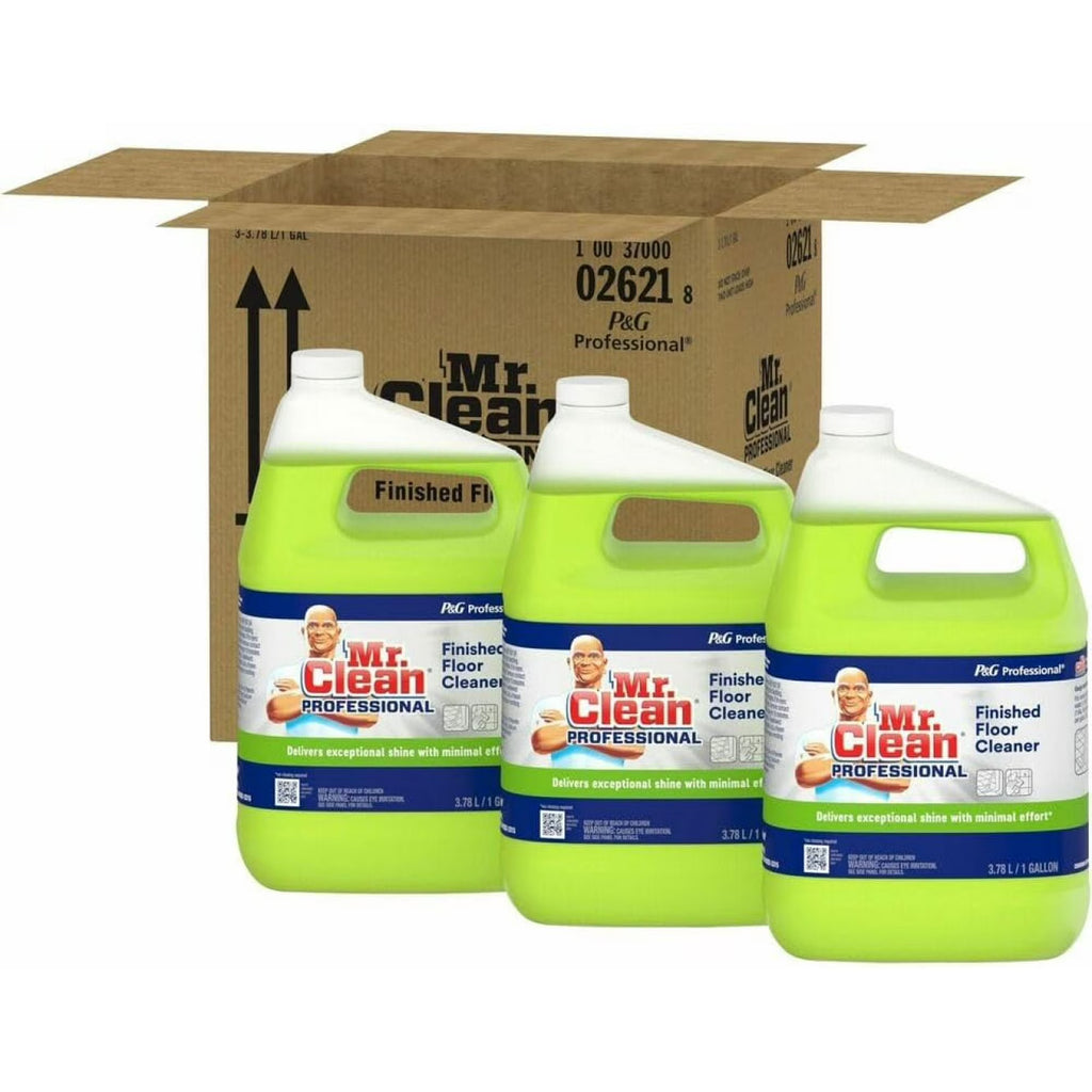 Mr Clean, Finished Floor Cleaner, Lemon Scent, 1 Gal, 3/Case
