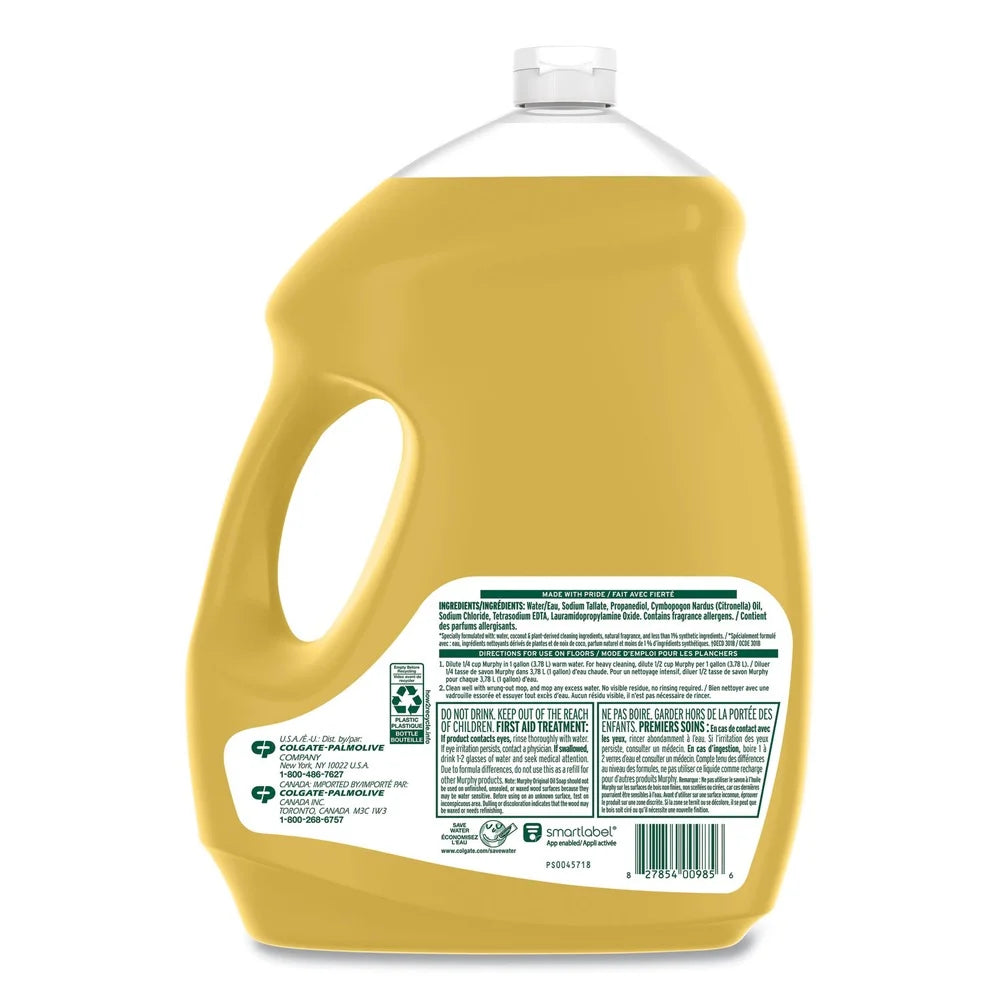 Murphy Oil Soap, Citronella Oil Scent, 145 Oz Bottle, 4/Case