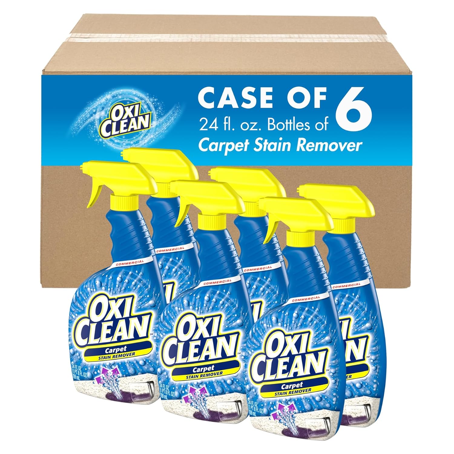 OxiClean, Carpet Spot And Stain Remover, 24 Oz, 6/Case