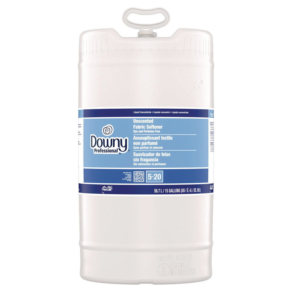 P&G Pro Line Downy Professional, Unscented Fabric Softener, 15 Gal Barrel