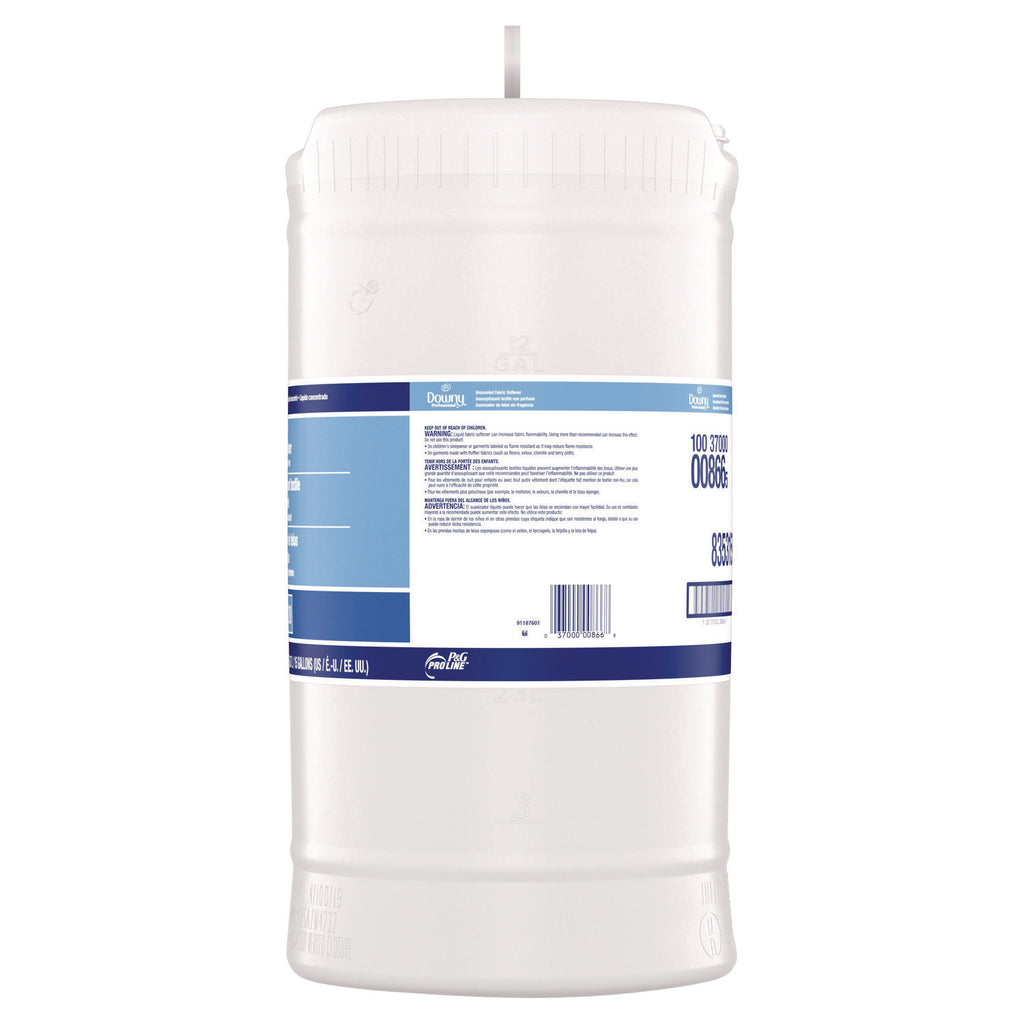 P&G Pro Line Downy Professional, Unscented Fabric Softener, 15 Gal Barrel