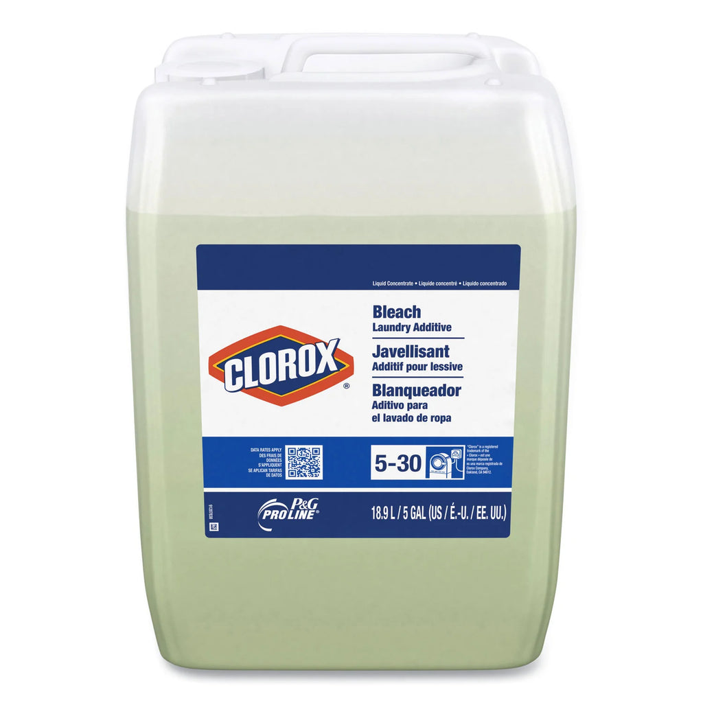 P&G Pro Line Clorox Bleach Laundry Additive, 5 gal Closed-Loop Container