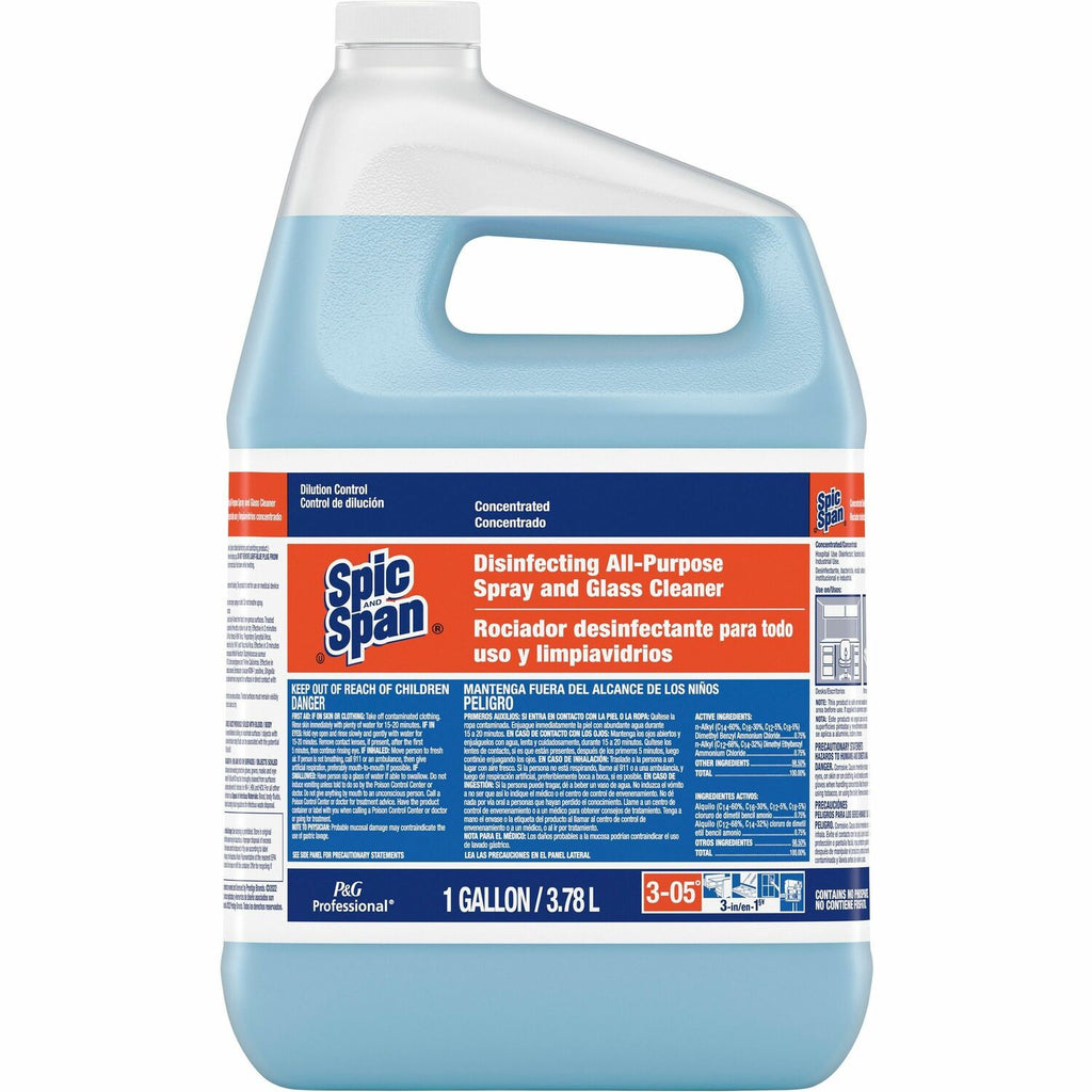 P&G, Spic & Span Pro Disinfecting All Purpose & Glass Cleaner Concentrate Closed Loop, 1 gal, 2/Case