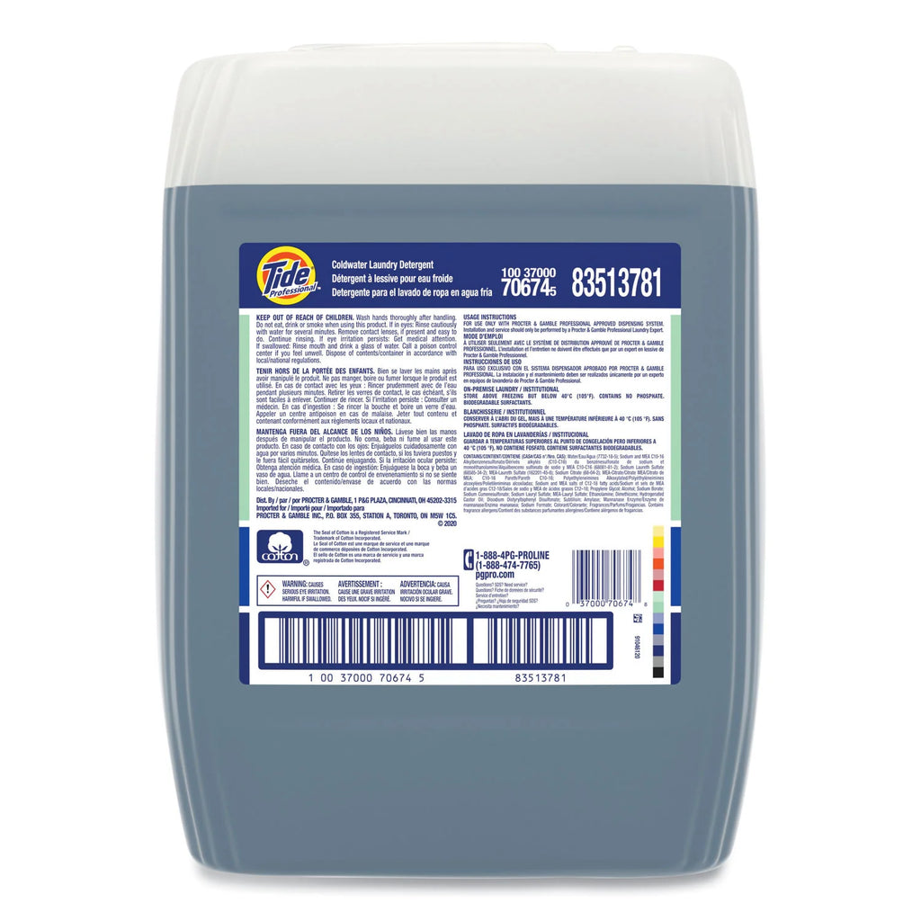P&G, Tide Coldwater Laundry Detergent, Tide Orig Scent, 5 Gal, Closed Loop Container
