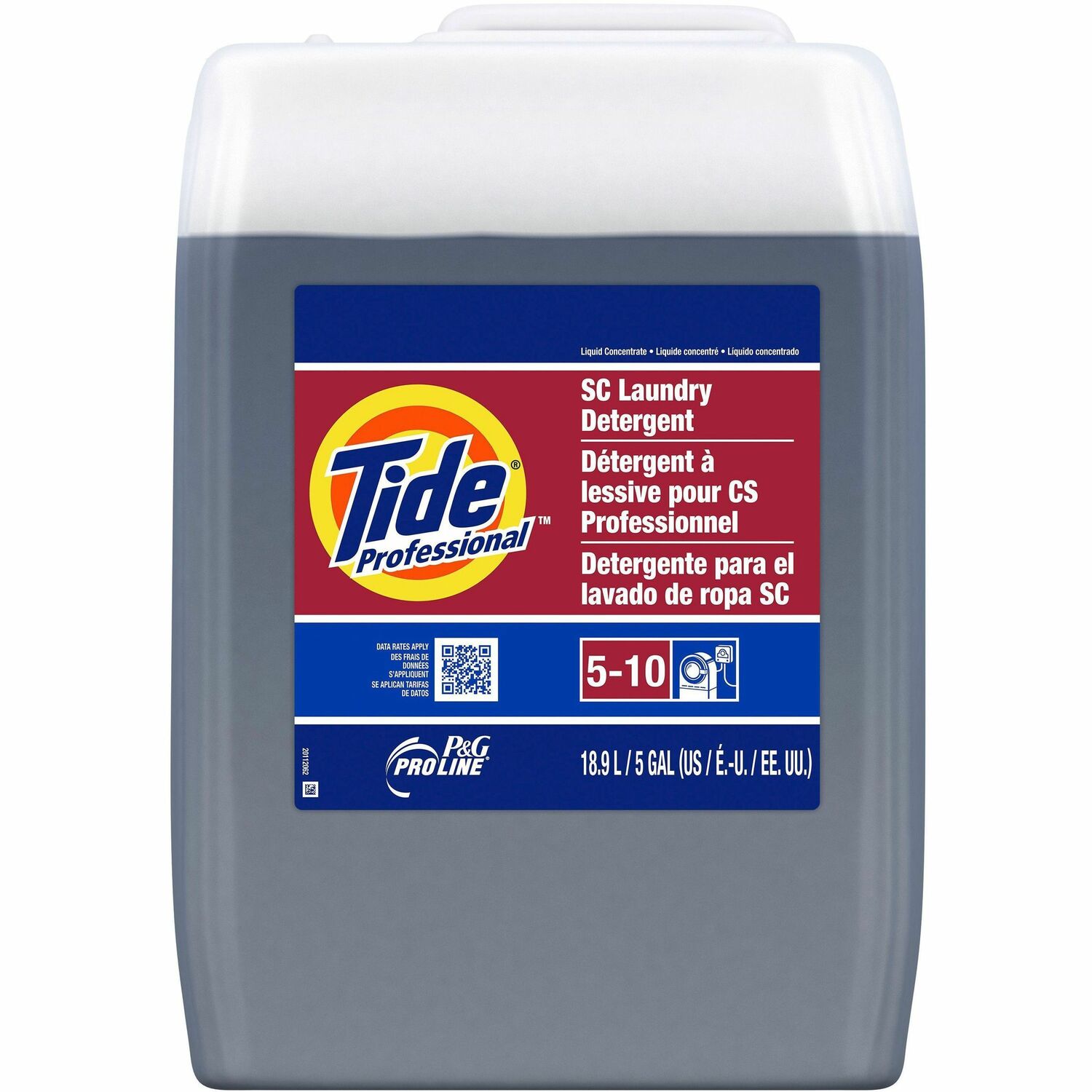 P&G, Tide Everyday Laundry Detergent, 5 Gal, Closed Loop Container