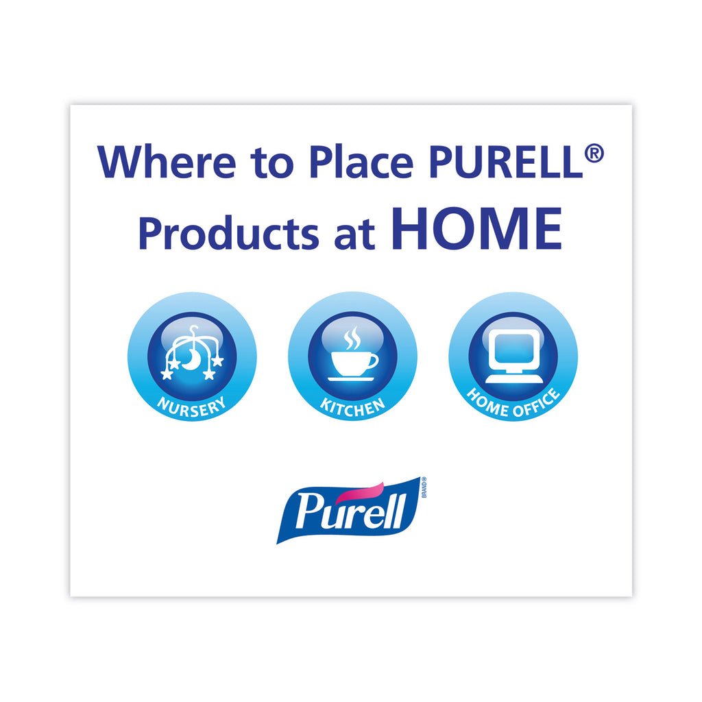 Purell Hand Sanitizer, 12 oz Pump Bottle, Clean Scent, 12/Case
