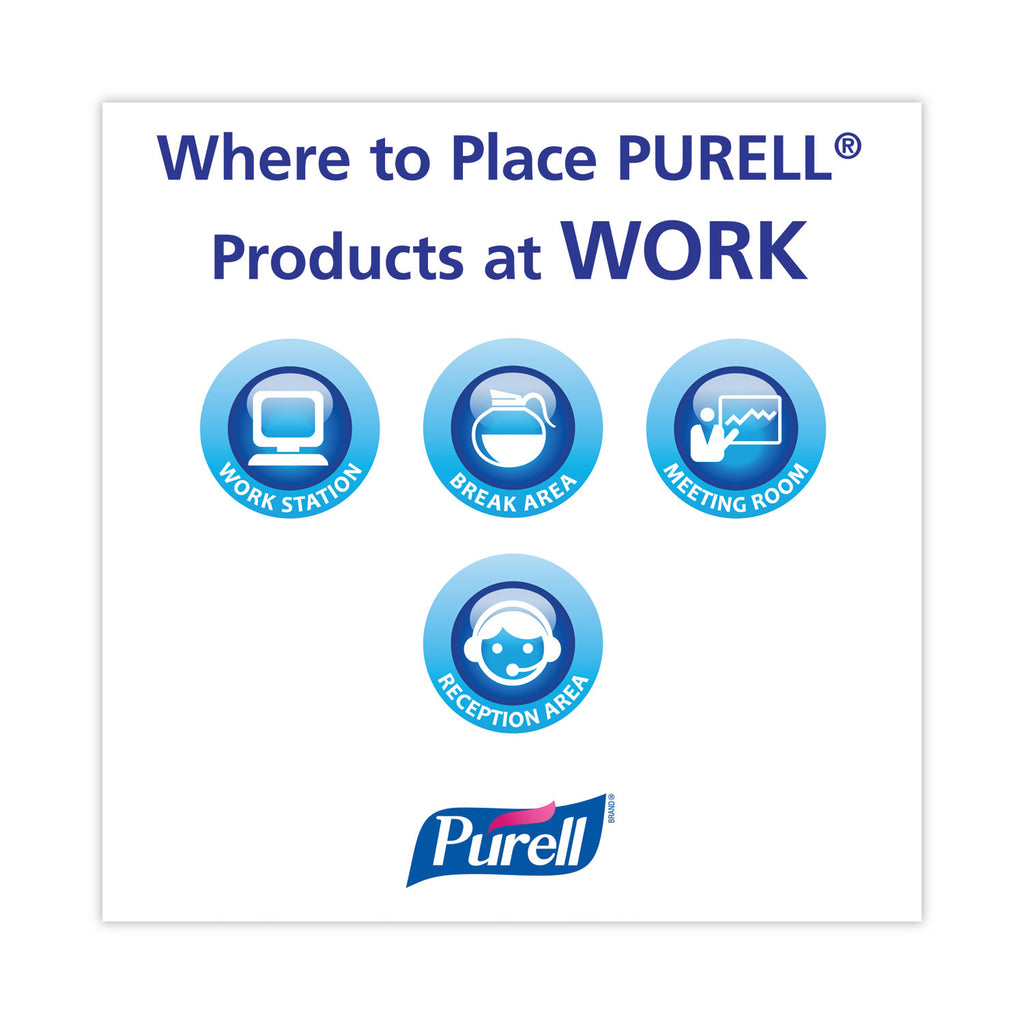 Purell Hand Sanitizer, 12 oz Pump Bottle, Clean Scent, 12/Case