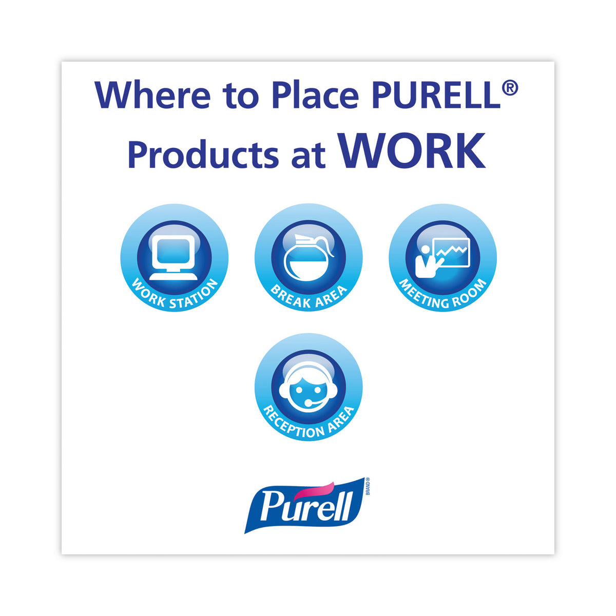 Purell Hand Sanitizer, 12 oz Pump Bottle, Clean Scent, 12/Case