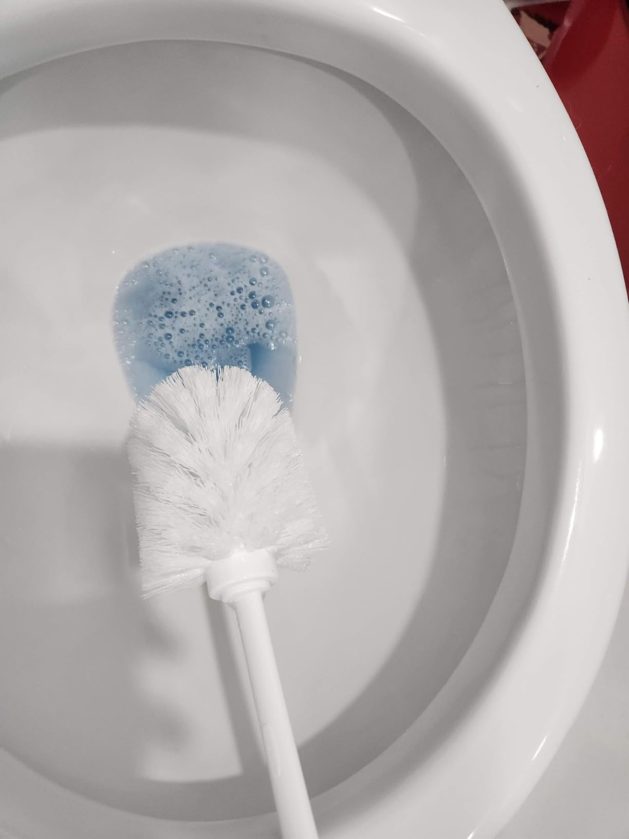 Rubbermaid Toilet Bowl Brush, 15 In., White, Plastic