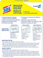S.O.S., Steel Wool Soap Pad, 15 Pads/Box, 12 Boxes/Case