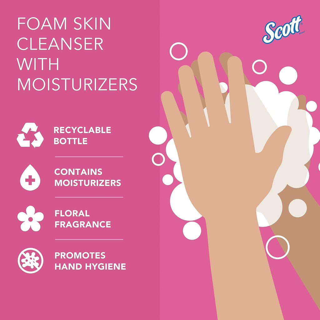 Scott Pro, Foam Hand Cleanser Refill, Citrus Floral, 1.2L 2/Cs