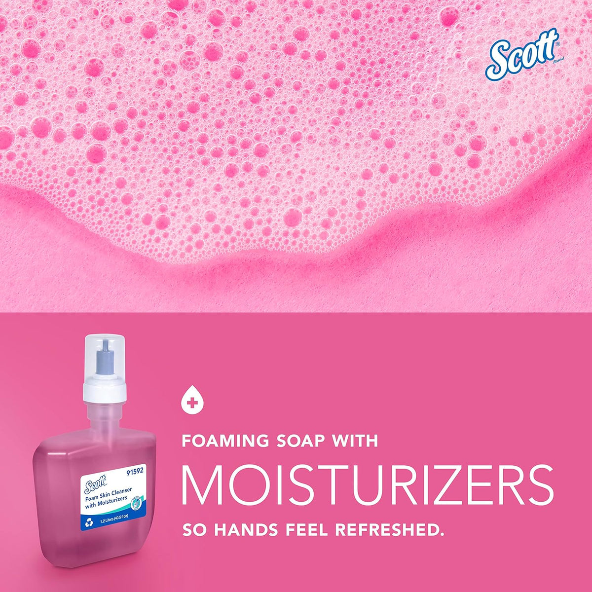 Scott Pro, Foam Hand Cleanser Refill, Citrus Floral, 1.2L 2/Cs
