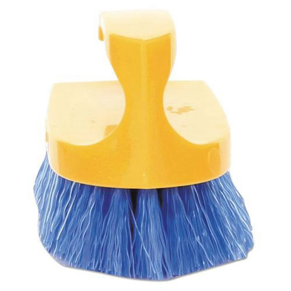 Scrub Brush, Blue Bristles, Yellow Handle