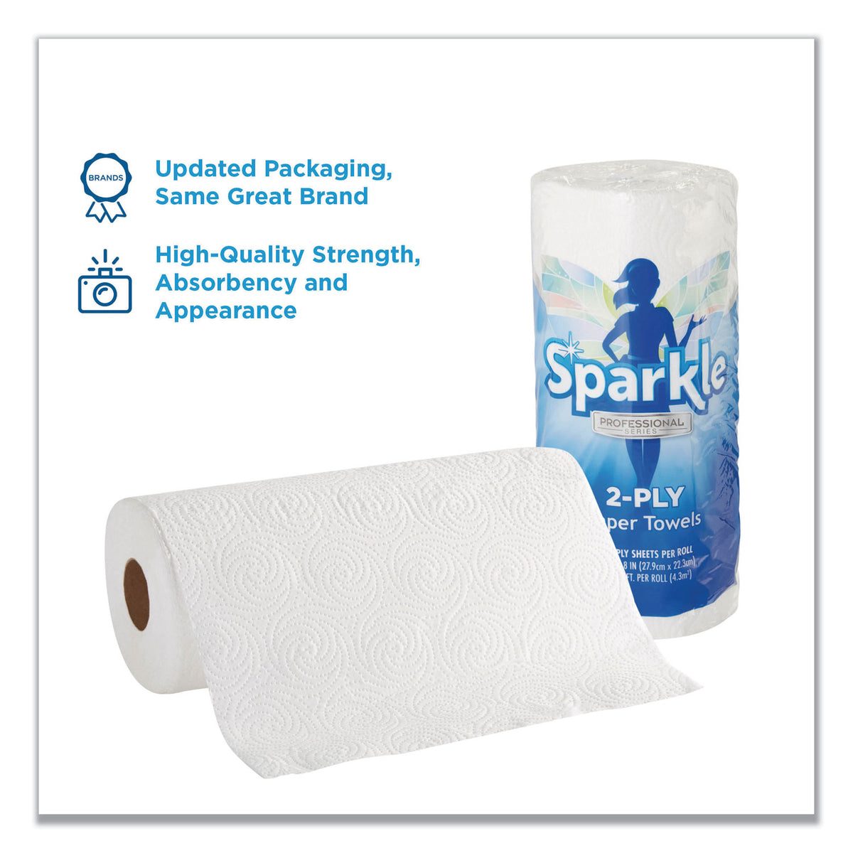 Sparkle, Paper Towels, 70 Sheets/Roll, 30 Rolls/Case