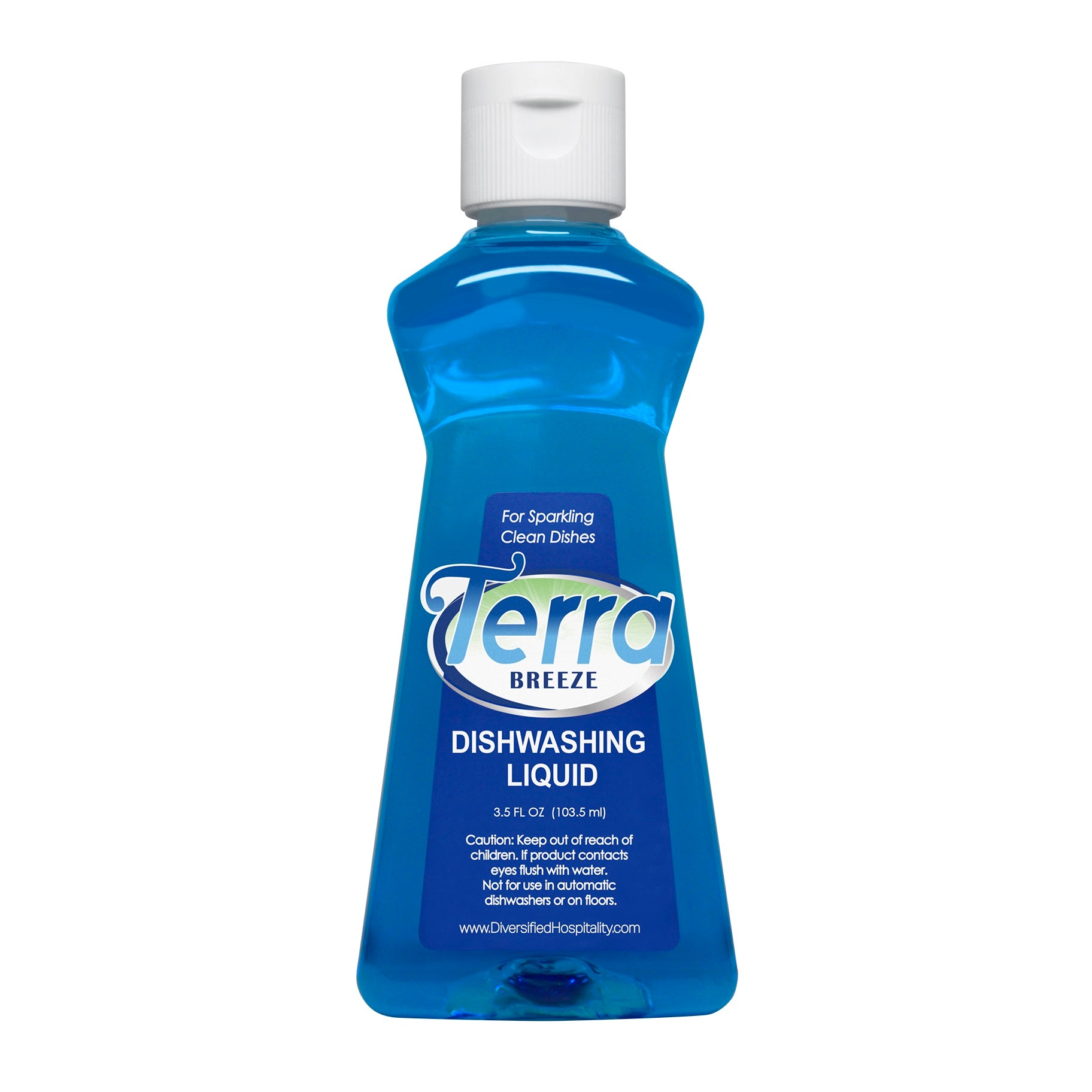 Terra Breeze Liquid Dish Detergent 3.5 oz/103.5 ml Bottle, 72/CS