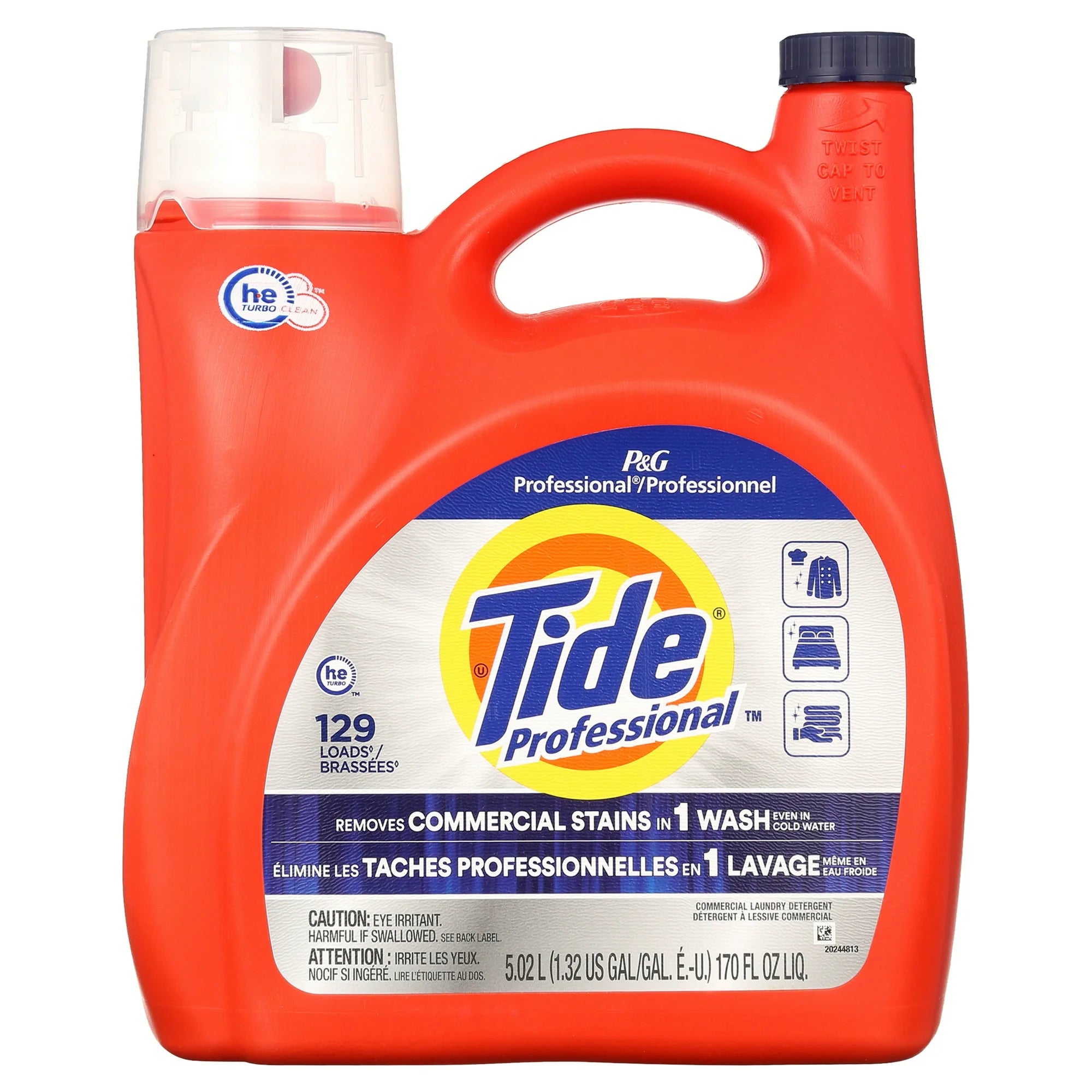 Tide Professional, He Liquid Laundry Detergent,170 oz, 4/Case