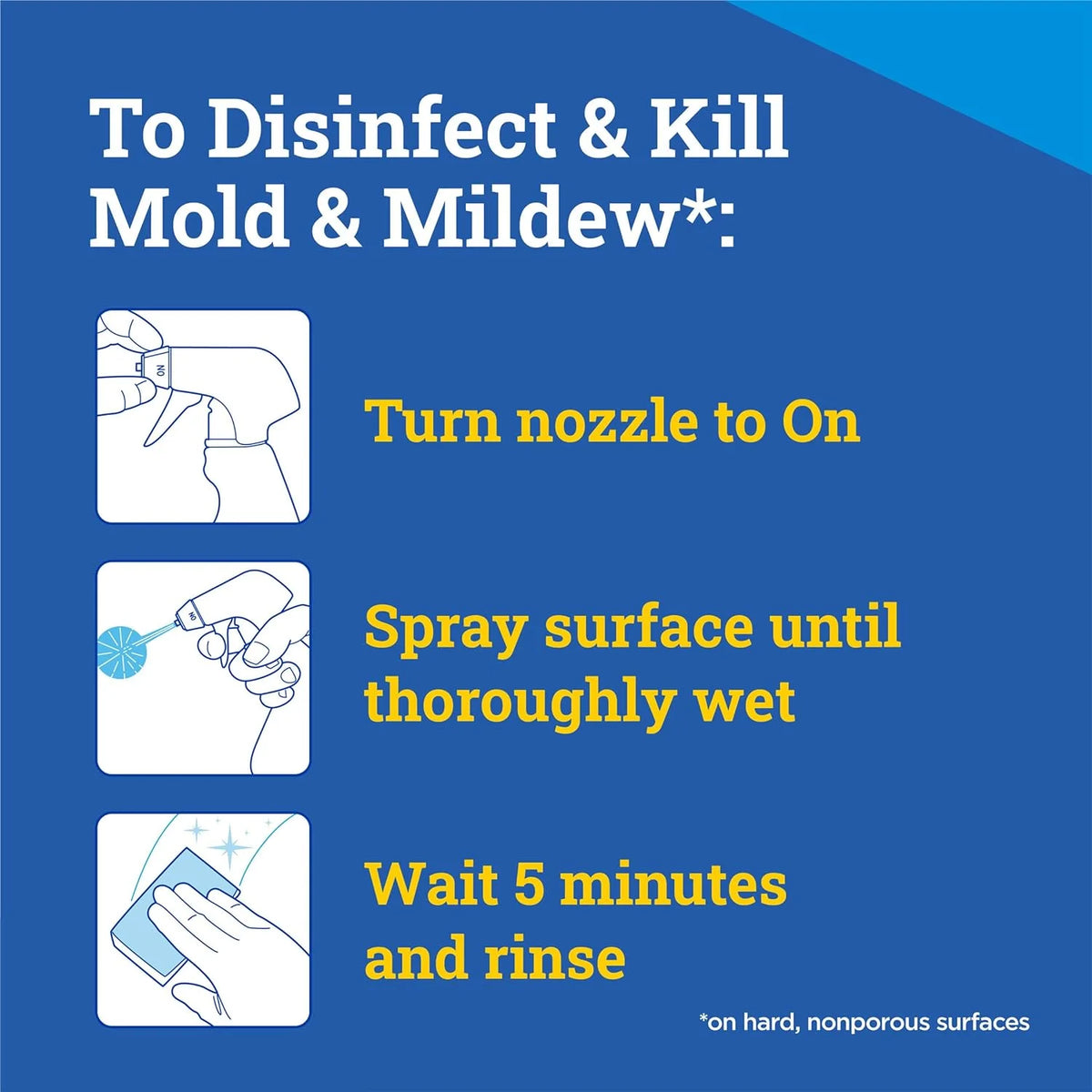 CloroxPro Tilex Disinfecting Instant Mold and Mildew Remover Spray, 32 fl. oz, 9/Case