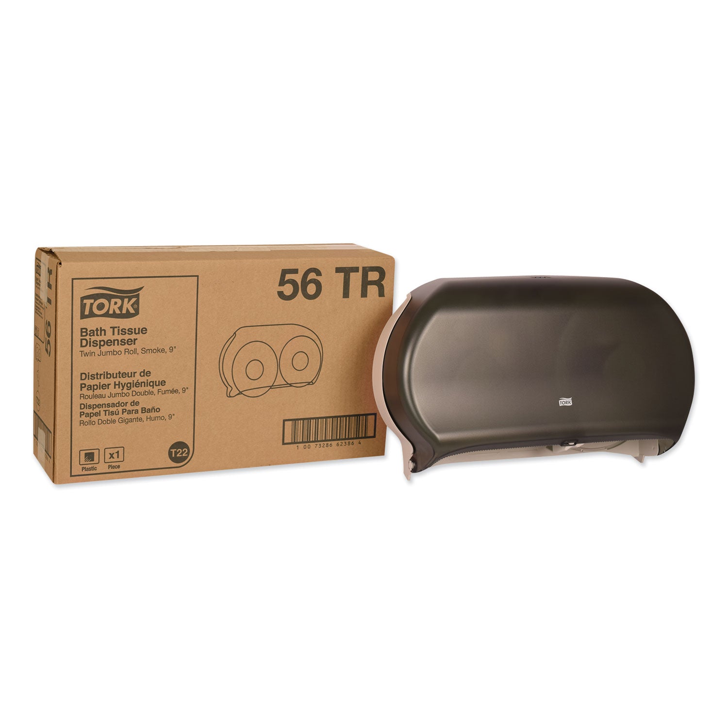 Tork, Toilet Paper Dispenser, Twin Jumbo Roll Tissue
