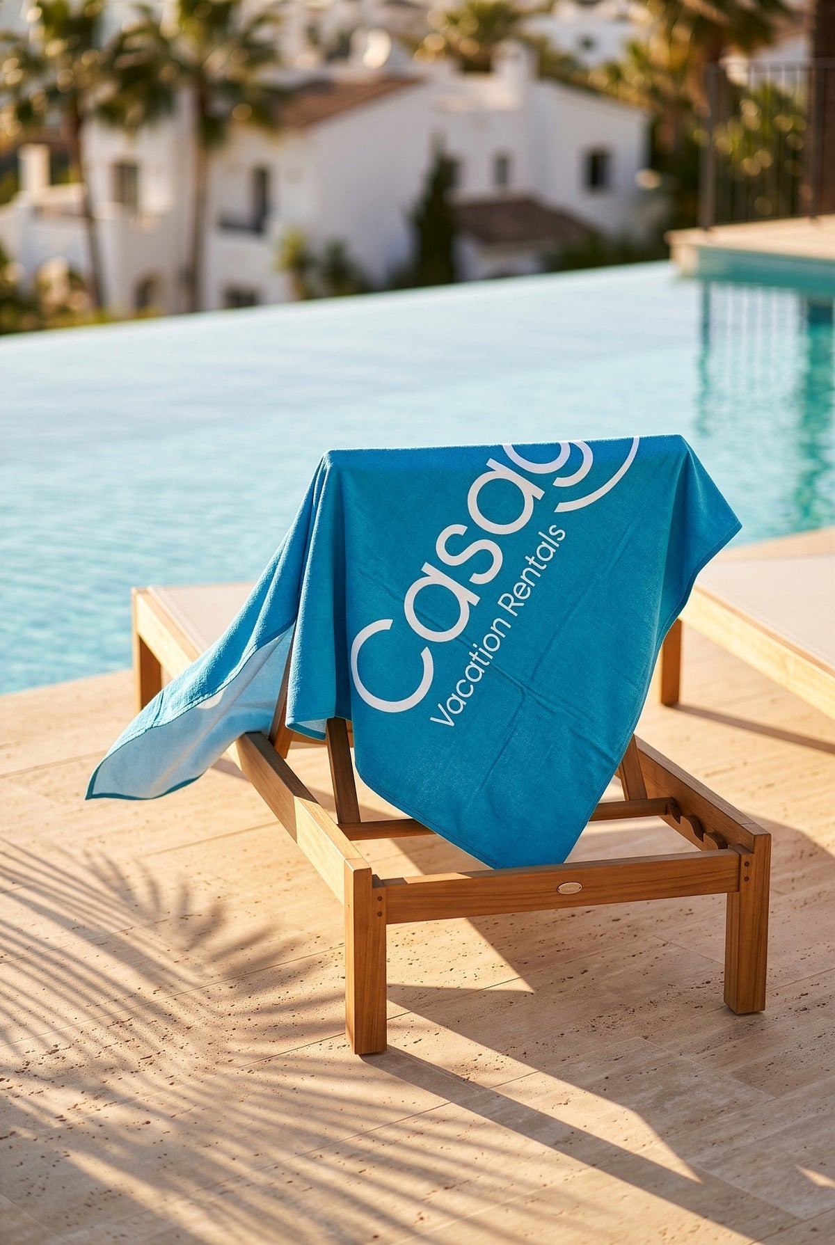 Casago 30" x 60" Velour Pool Towel | Plush 100% Cotton, 10.5 lb, 24 units per case