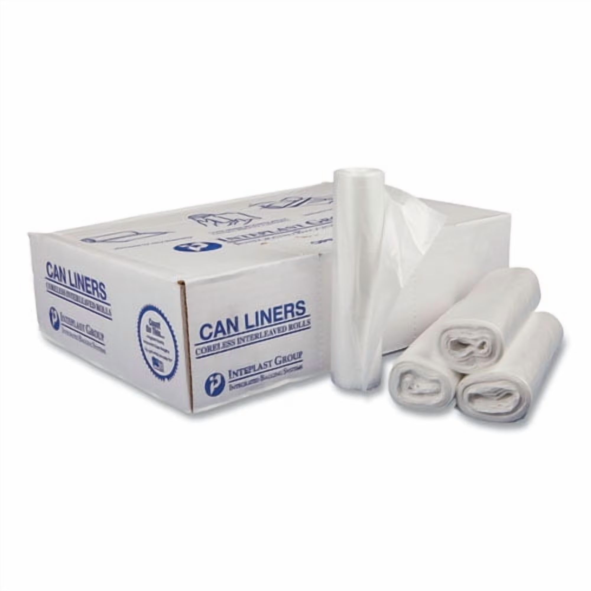Trash Bag, 12 Gal, 25 Bags/Roll, 12 Rolls/Case