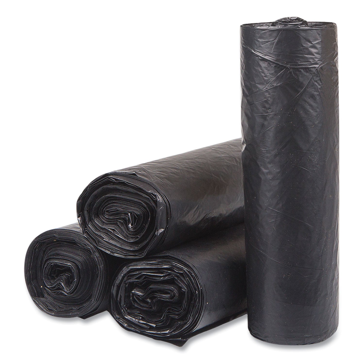 Trash Bag, High-Density, 33 Gal, 25 Bags/Roll, 10 Rolls/Case