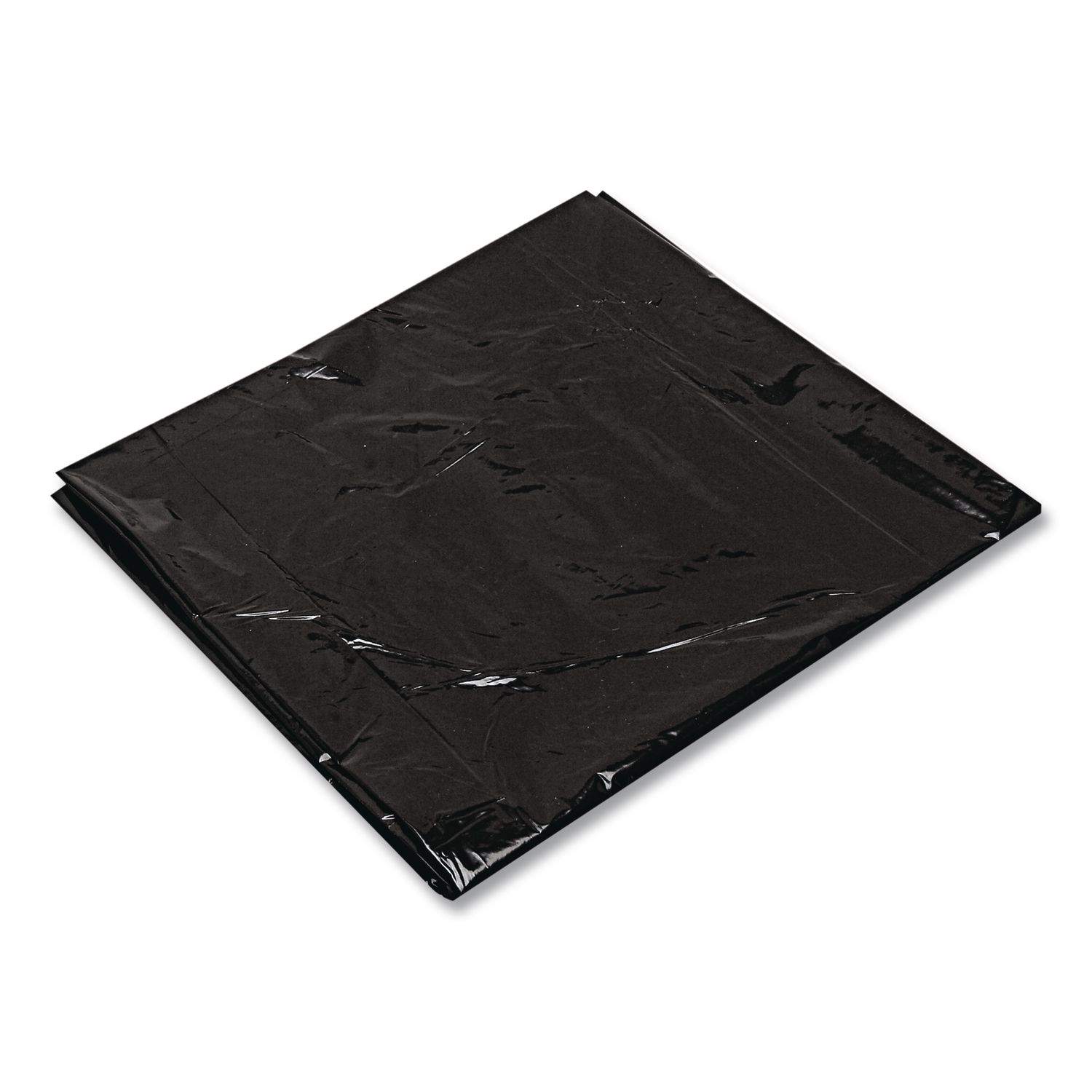 Trash Bag, Low-Density Liners, 10 gal, 1 mil, Black, 500/Case