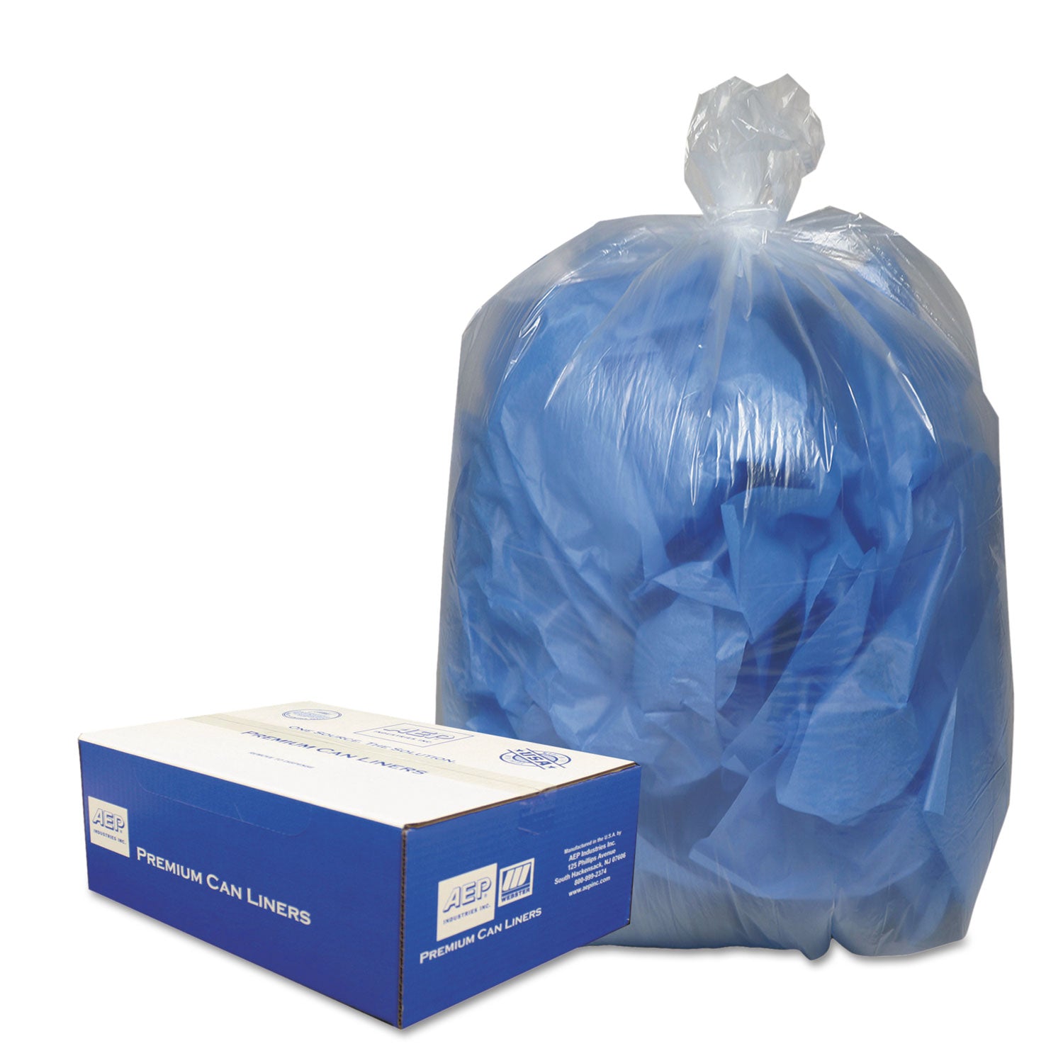 Trash Bag, Low-Density Liners, 10 gal, 25 Bags/Roll, 20 Rolls/Case