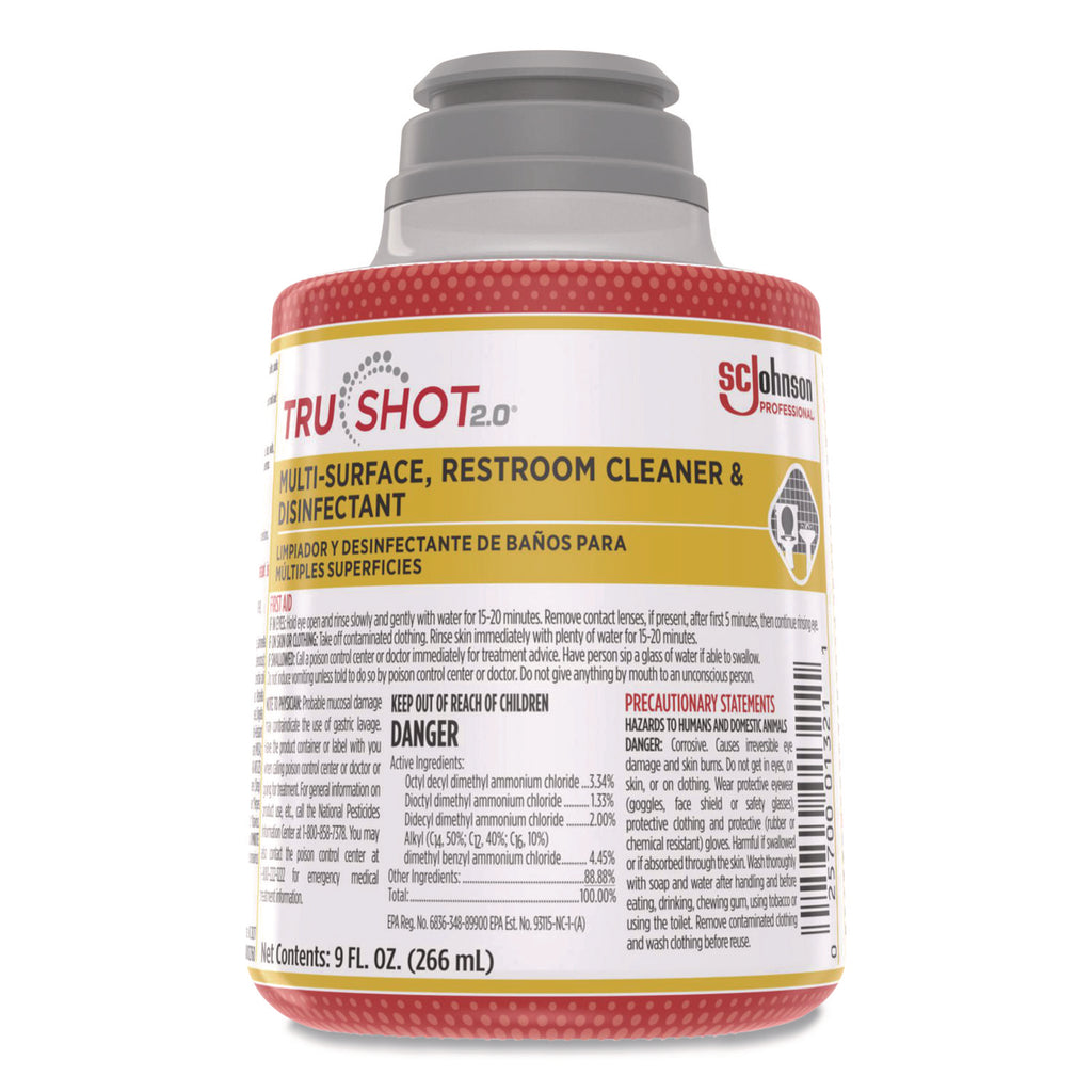 TruShot, Disinfectant Multisurface Cleaner, 9oz, 4/Case