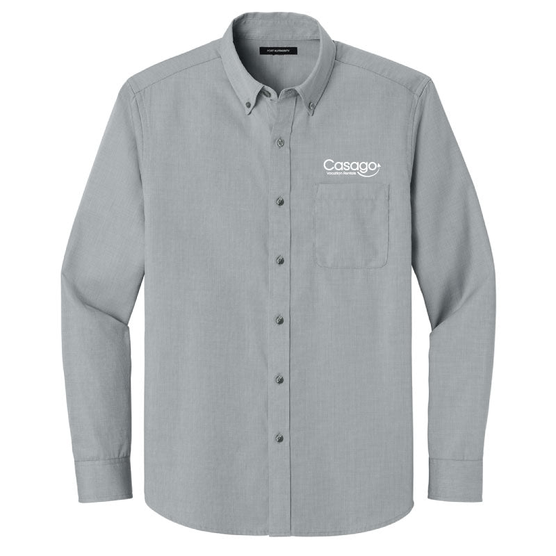 Port Authority Long Sleeve Nailhead Easy Care Shirt Men's