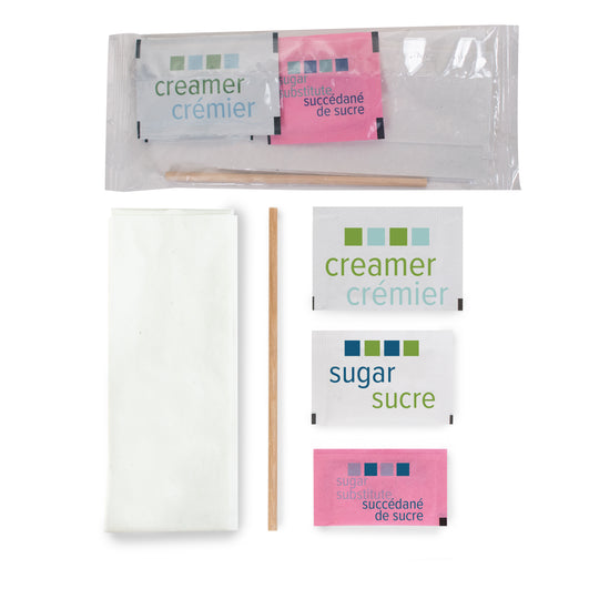 Coffee and Tea Condiment Pack - 500/cs