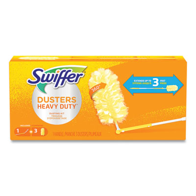 Swiffer, Heavy Duty Dusters With Extendable Handle, 6 Kits/Case