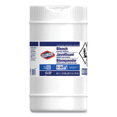 P&G, Clorox Bleach Laundry Additive, 15 Gal, Closed Loop Container
