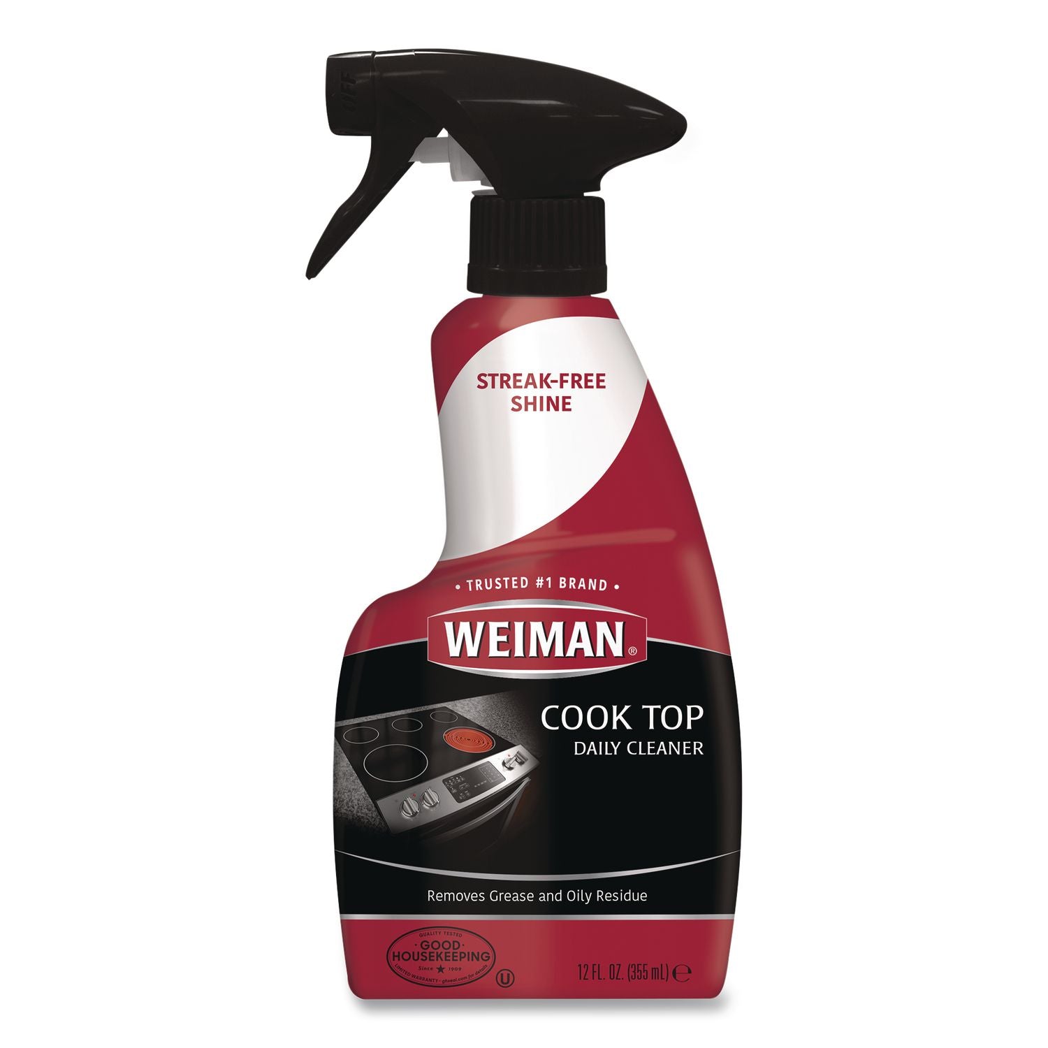 Weiman Daily Cooktop Cleaner, 12 oz Spray Bottle