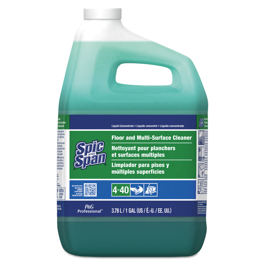 Spic & Span Floor & Multi-Surface Cleaner, Dilution Control, 1 Gallon, 3/Case