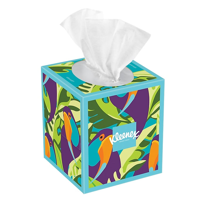 Kleenex Ultra Soft Facial Tissues, 3-Ply, 60 Sheets/Box, 27 Boxes/Pack
