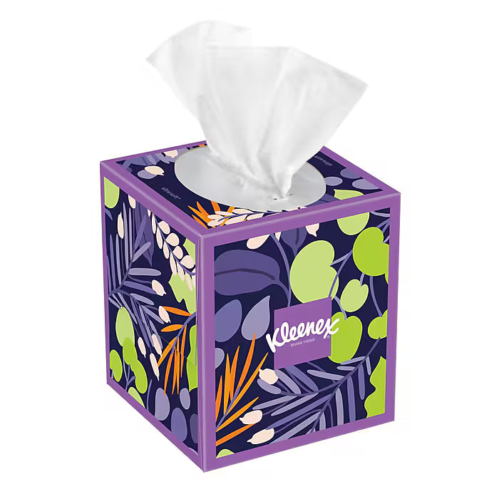 Kleenex Ultra Soft Facial Tissues, 3-Ply, 60 Sheets/Box, 27 Boxes/Pack