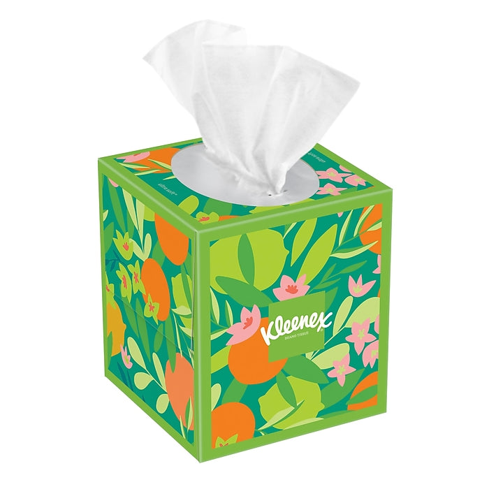 Kleenex Ultra Soft Facial Tissues, 3-Ply, 60 Sheets/Box, 27 Boxes/Pack