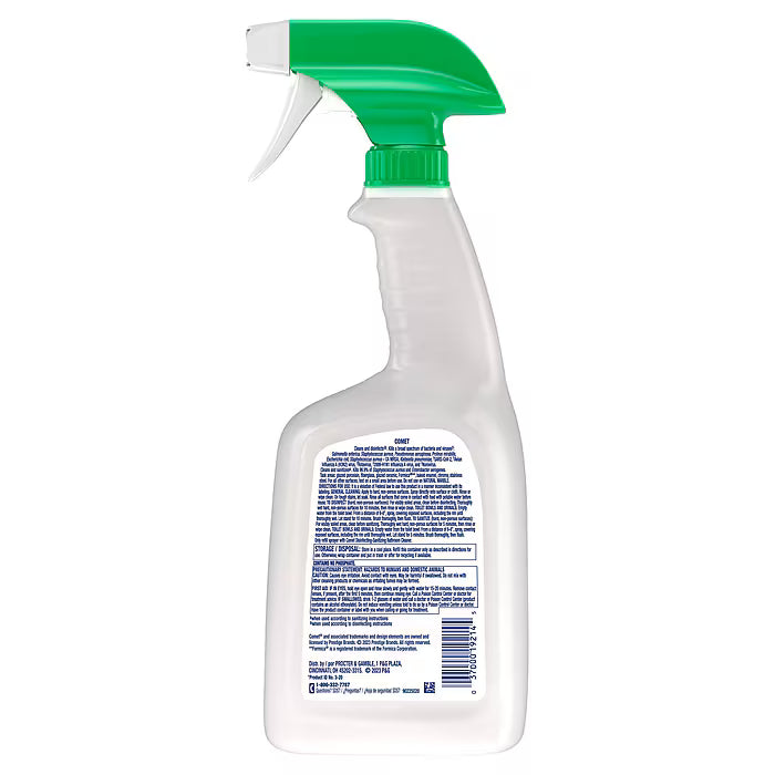 Comet Professional Disinfecting Sanitizing Bathroom Cleaner Spray, 32 fl. oz