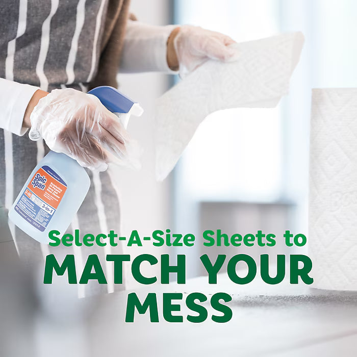 Bounty Select-A-Size Double Roll Paper Towels, 2-ply, 82 Sheets/Roll, 24 Rolls/Pack