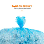 Coastwide Professional™ 33 Gallon Trash Bag with 30% PCR, 33" x 39", Low Density, 0.8 mil, Blue, 200 Bags/Box