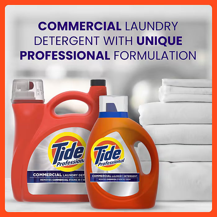 Tide Professional HE Liquid Laundry Detergent, 129 Loads, 170 Fl. oz