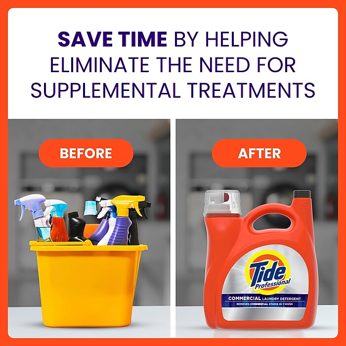 Tide Professional HE Liquid Laundry Detergent, 129 Loads, 170 Fl. oz