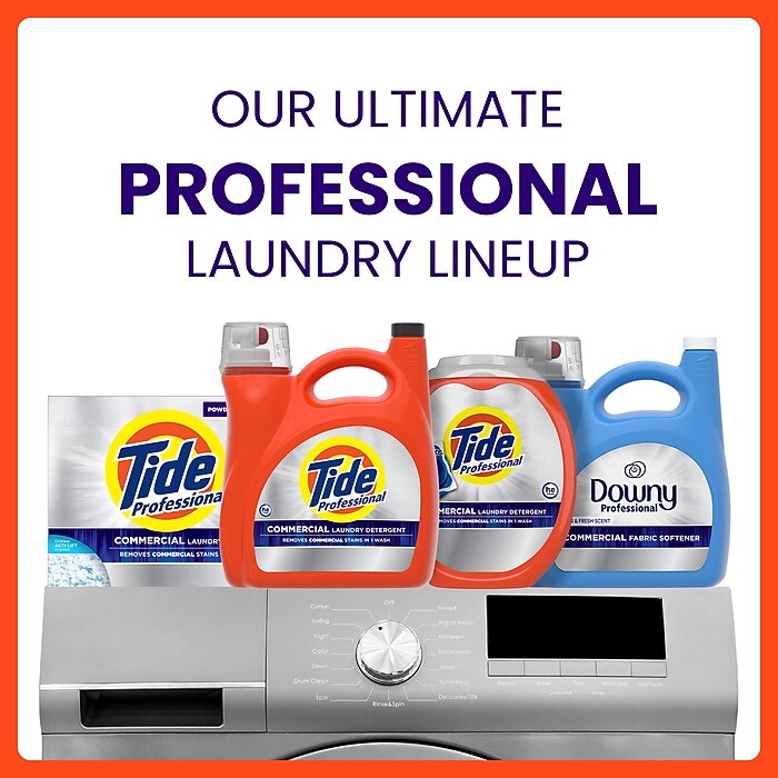 Tide Professional HE Laundry Detergent Capsule, 101 oz, 63 Capsules/Pack