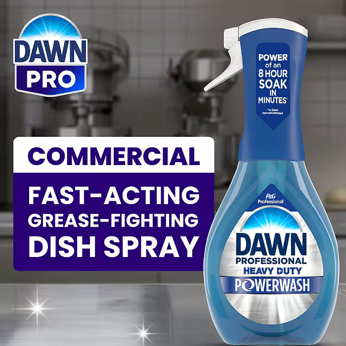 Dawn Professional Heavy Duty Powerwash Commercial Dish Soap Spray, 16 Fl. oz