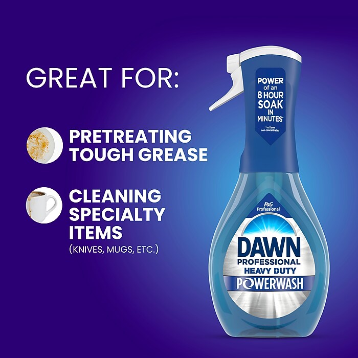 Dawn Professional Heavy Duty Powerwash Commercial Dish Soap Spray, 16 Fl. oz