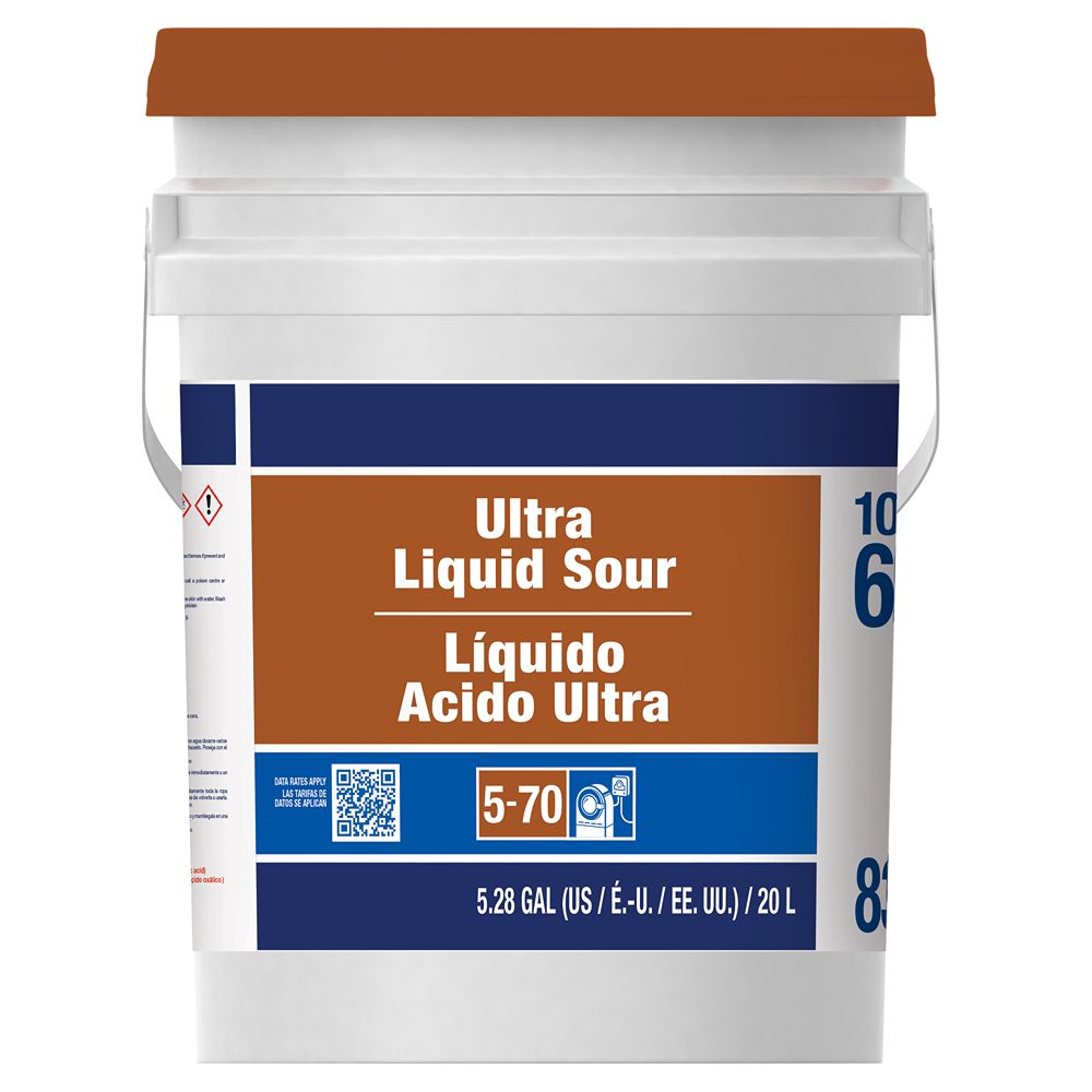 Best Chemical Professional Ultra Liquid Sour Iron Laundry Stain Remover, 5.28 Gallon