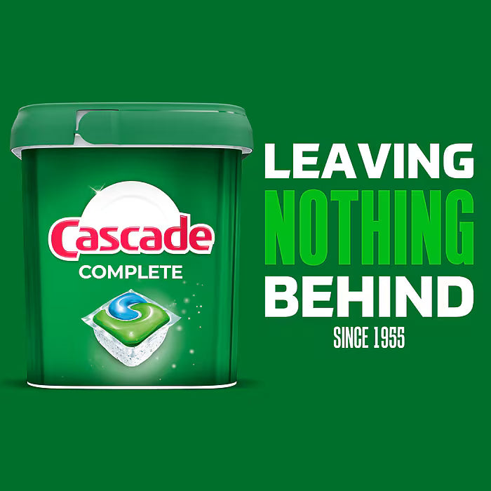 Cascade Complete ActionPacs Dishwashing Detergent Pacs, Fresh Scent, 55 Pacs/Pack