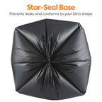 Coastwide Professional™ 40-45 Gallon Trash Bag, 40" x 46", Low Density, 1.5 mil, Black, 100 Bags/Box