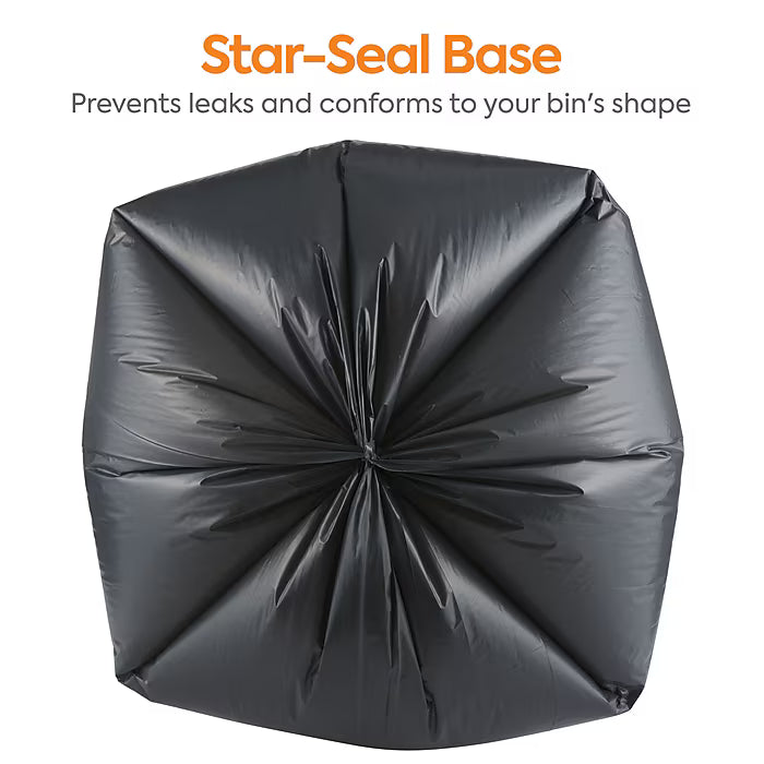 Coastwide Professional™ 40-45 Gallon Trash Bag, 40" x 46", Low Density, 1.5 mil, Black, 100 Bags/Box